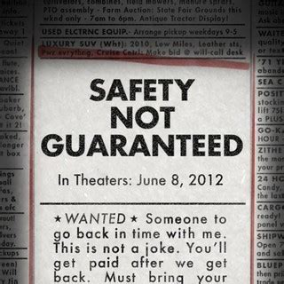 Safety Not Guaranteed (2012) Pictures, Trailer, Reviews, News, DVD and ...