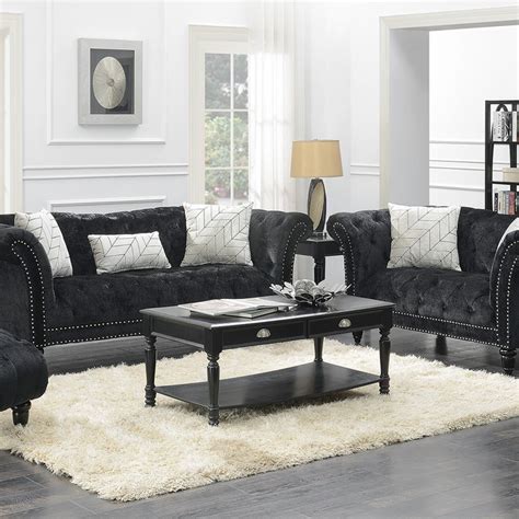 Black Couch And Loveseat | Black couch living room, Couch and loveseat, Couches living room