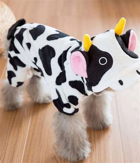 Pet Spotted Cow Moo Jumpsuit Costume Cute Animal Costume - Etsy