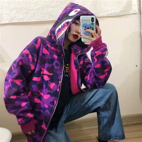 BAPE Pink Camouflage Jacket - BAPE Hoodie