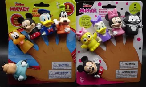 DISNEY JR MICKEY Mouse Clubhouse Minnie Bow-Toons & Friends Vinyl Finger Puppets £39.56 ...