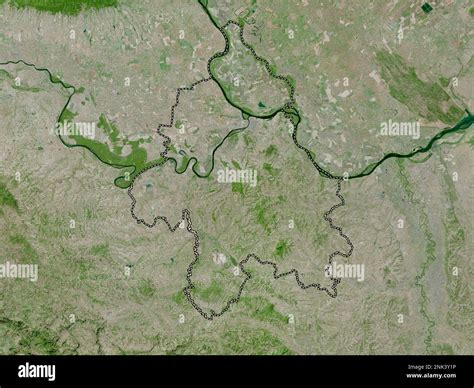 Grad Beograd, city of Serbia. High resolution satellite map Stock Photo - Alamy