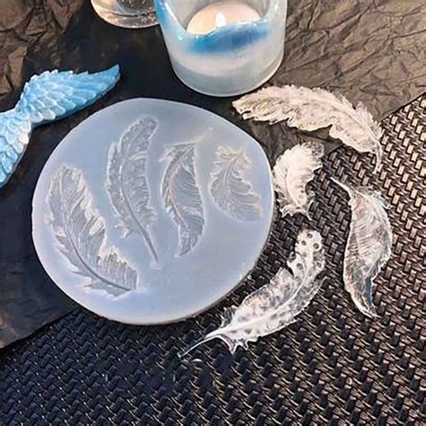 Feather Silicone Mold Epoxy Resin Jewelry Mold Making - Etsy