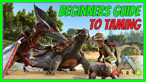 BEGINNERS GUIDE TO TAMING | ARK: Survival Evolved 2022 [S1 E2] - YouTube