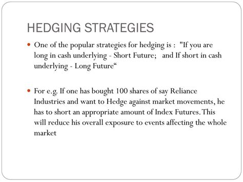 PPT - HEDGING STRATEGIES PowerPoint Presentation, free download - ID:2771709