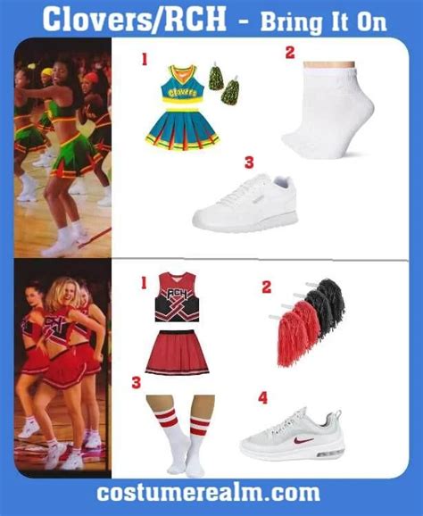 Bring It On Costume Guide: Clovers & RCH Outfits