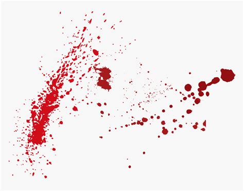 Vector Blood Splash Png Download - Blood Splatter Clipart, Transparent Png - kindpng