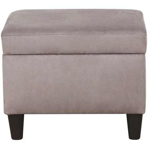 Kodu Velvet Storage Ottoman - Grey | BIG W | Storage ottoman, Storing ...