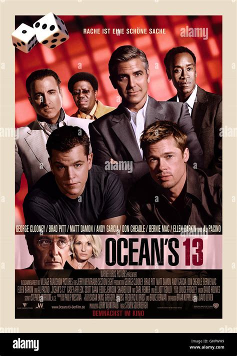 Ocean's 13 Filmplakat Regie: Steven Soderbergh aka. Ocean's Thirteen ...