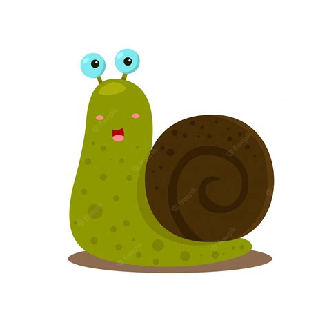 Premium Vector | Snail cute