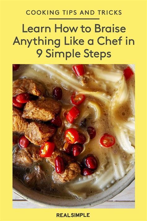 How to Braise Anything Like a Chef in 9 Simple Steps in 2021 | Braised, Cooking tips, Braised meat