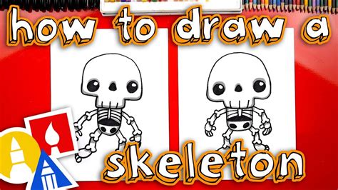 Cute Skeleton Drawing