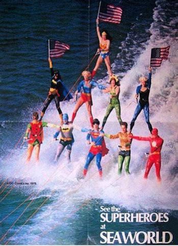 [DISCUSSION] Poster of the DC Superheroes water show at Sea World : r/SuperBorto