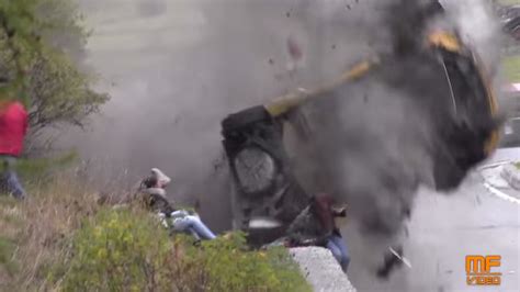 Terrifying rally car crash almost crushes spectators - SBNation.com