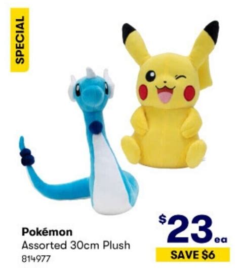 Pokémon Assorted 30cm Plush offer at BIG W