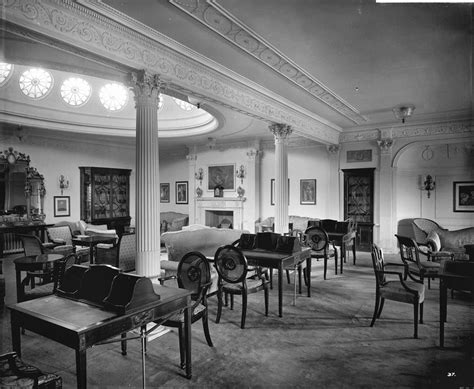 Interiors, RMS Aquitania (1914). Image source here . Cunard Line ...