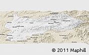 Physical Panoramic Map of Lashio