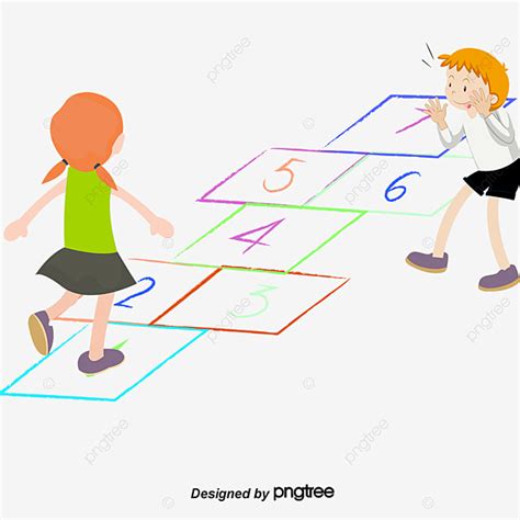 Childrens Playing Hd Transparent, Play The Game Cartoon Children, Play Games, Cartoon ...