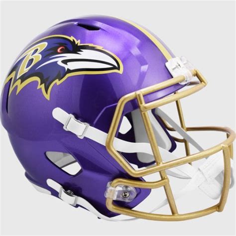 Baltimore Ravens - Unsigned Full Size Helmets | NFL Memorabilia