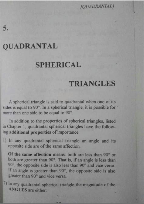 SOLUTION: Quadrantal spherical triangle - Studypool