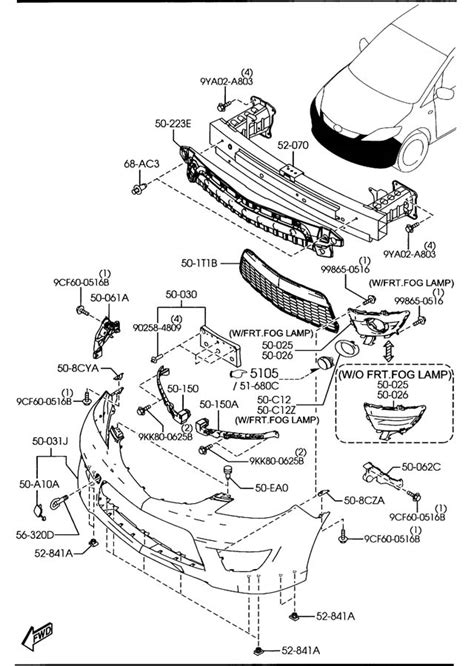 D35050E21 - Mazda Grille fastener | Jim Ellis Mazda Parts, Atlanta GA