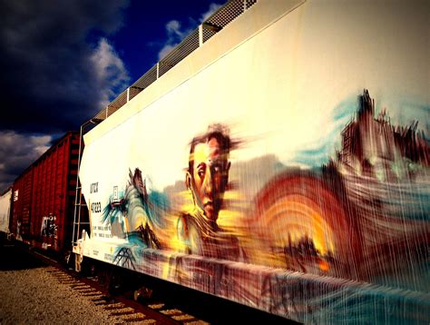 Pin by Brittany Abbott on LOVES | Train graffiti, Train art, Urban art graffiti