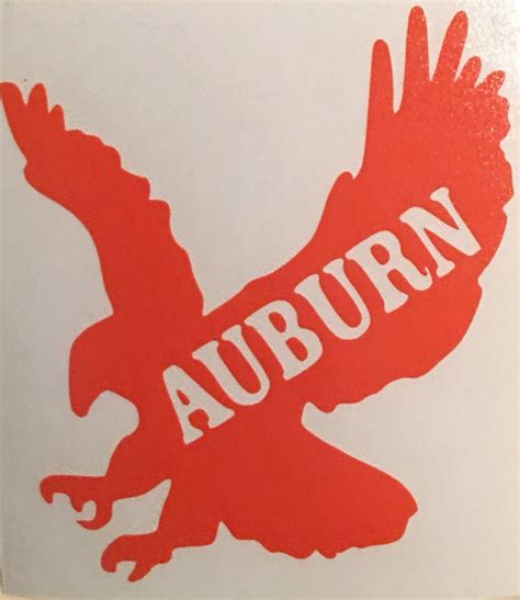 Auburn Inspired War Eagle Vinyl Decal War Eagle by KissMyMonograms