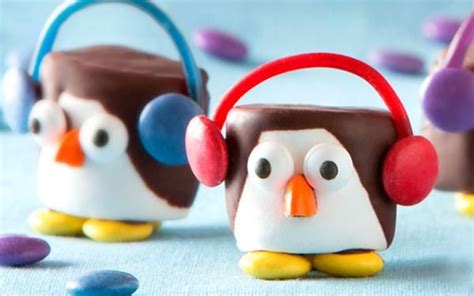 SMARTIES Penguins | Christmas candy gifts, Cute marshmallows, Classic caramel