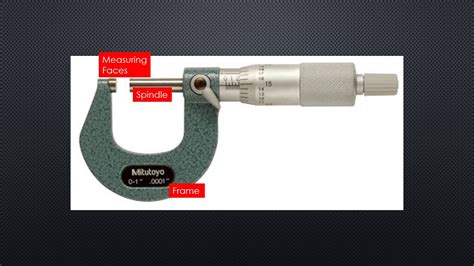 Parts of Micrometer Power Point - YouTube