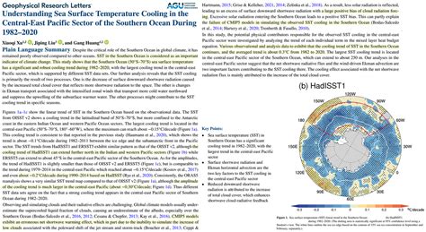 ‘A Significant And Robust Cooling Trend’ In The Southern Ocean From ...