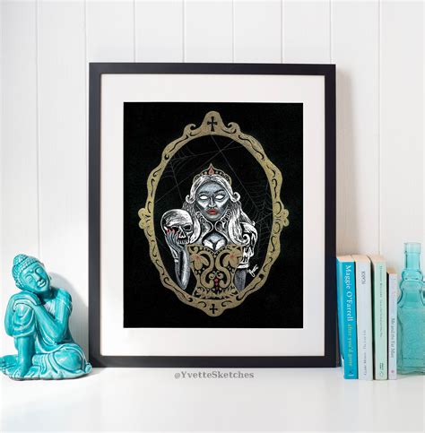 Bloody Mary Mary Tudor Gothic Art Folklore Art Print - Etsy