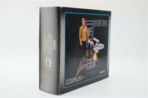 Enesco Star Trek Captain Kirk/Enterprise NCC 1701 Collector Figurine ...