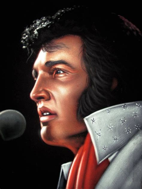 Elvis Presley Velvet Painting at PaintingValley.com | Explore collection of Elvis Presley Velvet ...