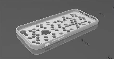 iPhone 8 case with hexagons by eXthemaX | Download free STL model ...