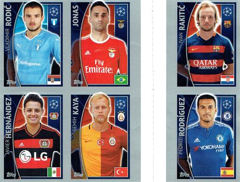 Football Cartophilic Info Exchange: Topps - UEFA Champions League Official Sticker Collection ...