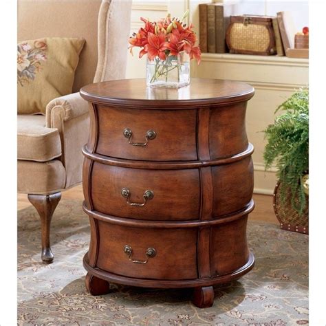 round end tables with storage | CrisTalRenn | Hout