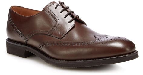 Loake Men's Leather 'sirius' Brogues in Brown for Men - Lyst