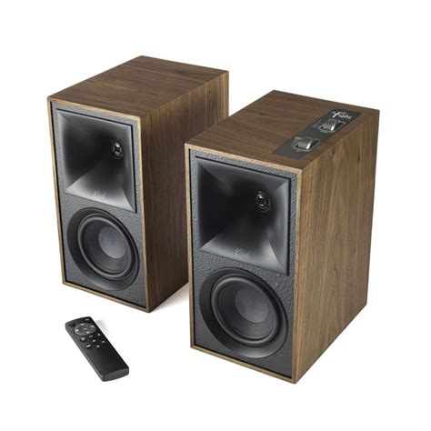 KLIPSCH THE FIVES POWERED SPEAKERS (WALNUT) in 2021 | Powered speakers, Klipsch, Klipsch speakers