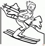 Skiing Coloring Pages Free Printable Sheets For Kids  GBcoloring sketch template