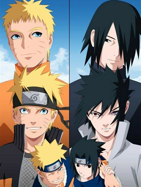 Naruto Uzumaki ♡ Sasuke Uchiha | Personnages naruto, Naruto personnages ...