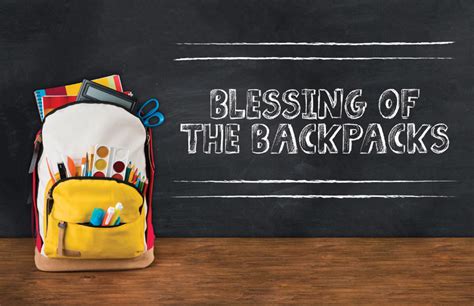 UMC Backpack Blessings Postcard - Church Postcards - Outreach Marketing