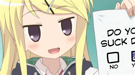 Do You Suck D- | Kin-iro Mosaic / Kinmoza! | Know Your Meme