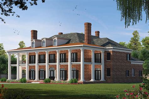 Colonial Plan: 9,360 Square Feet, 6 Bedrooms, 7 Bathrooms - 402-01093