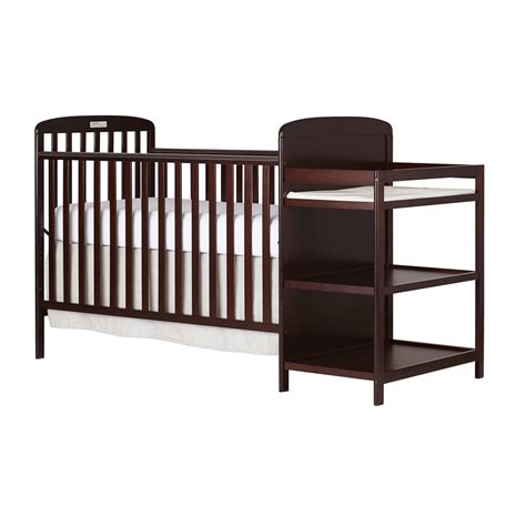 Dream On Me Anna 3-in-1 Full Size Crib and Changing Table Combo in ...