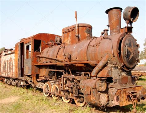 Download royalty-free Old rusty steam locomotive stock photo 1257764 from Depositphotos ...