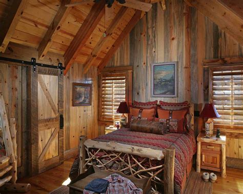 35+ Gorgeous log cabin style bedrooms to make you drool