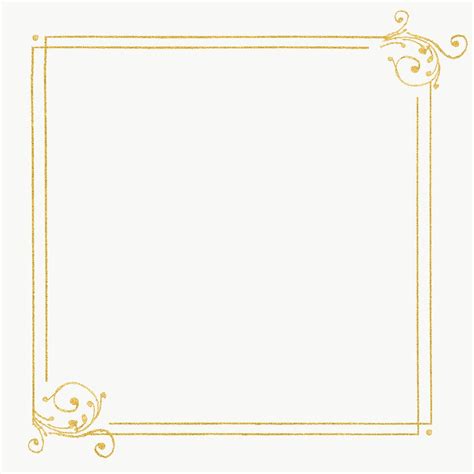 Gold filigree frame border png | free image by rawpixel.com / HwangMangjoo | Frame, Victorian ...