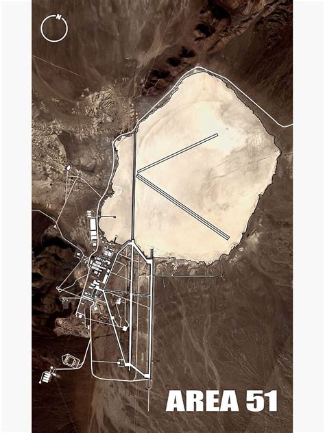 "AREA 51 aka Groom Lake Map" Poster for Sale by Daniel-Hagerman | Redbubble