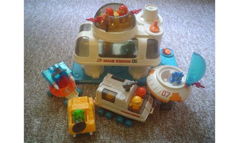 Toy Space Station and accessories 1984 by GoodOlds on Etsy