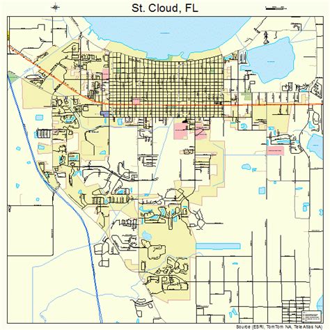 Map Of Florida St Cloud - Anetta Mathilda